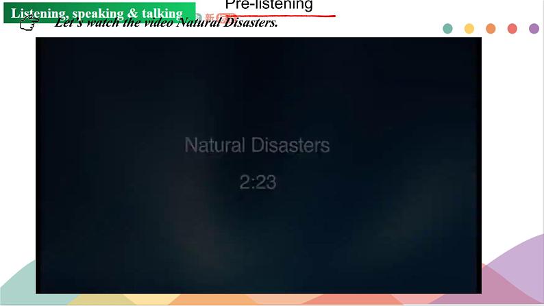 Unit 4 Natural disasters Listening and Speaking  课件 2024-2025学年高中英语人教版（2019）必修第一册第2页