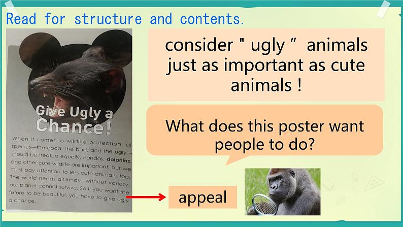 Unit 2 Wildlife protection Reading for Writing 课件 2024-2025学年高中英语人教版（2019）必修第二册第8页