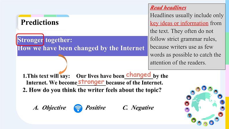 Unit 3 The Internet Assessing Your Progress  课件 2024-2025学年高中英语人教版（2019）必修第二册第6页