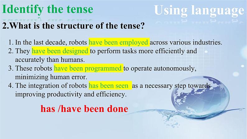 外研社 2024-2025 高中英语 必修三 unit 3 using language--grammar 课件第4页