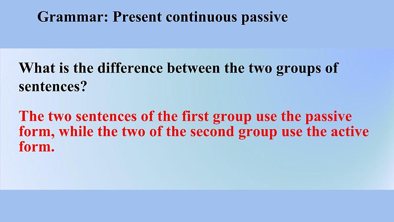 外研社 2024-2025 高中英语 必修三 unit 4 using language--grammar 课件第6页