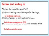 Unit 3 On the move Using language 课件-高一英语外研版（2019）必修第二册