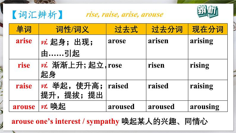 【人教版】英语选择性必修二 Unit 4 Journey Across a Vast Land  Words and Expressions（课件）第6页