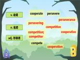 Unit 3 Faster, higher, stronger Vocabulary  课件高中英语外研版（2019）选择性必修第一册