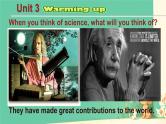 Unit 3 The world of science Starting  Out 课件英语外研版（2019）必修第三册