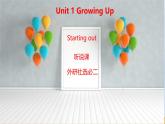 Unit 1 Growing up Starting out 课件高中英语外研版（2019）选择性必修第二册