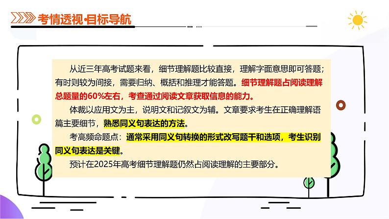 专题01 阅读理解之细节理解题（课件）-2025年高考英语二轮复习讲练（新高考通用）第7页