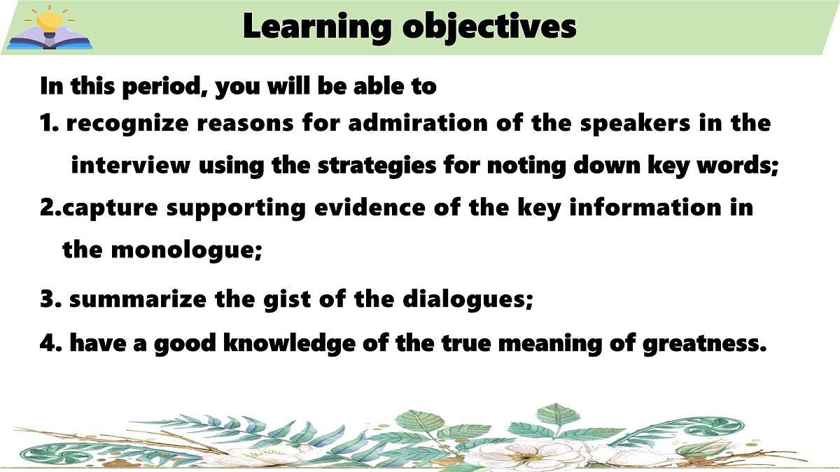 Unit 1 People of achievement Listening and speaking课件人教版高中英语（2019）选择性必修第一册第2页