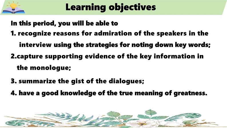 Unit 1 People of achievement Listening and speaking课件人教版高中英语（2019）选择性必修第一册第2页