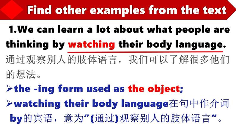 Unit 4 Body language Discover useful structure课件人教版高中英语（2019）选择性必修一第7页