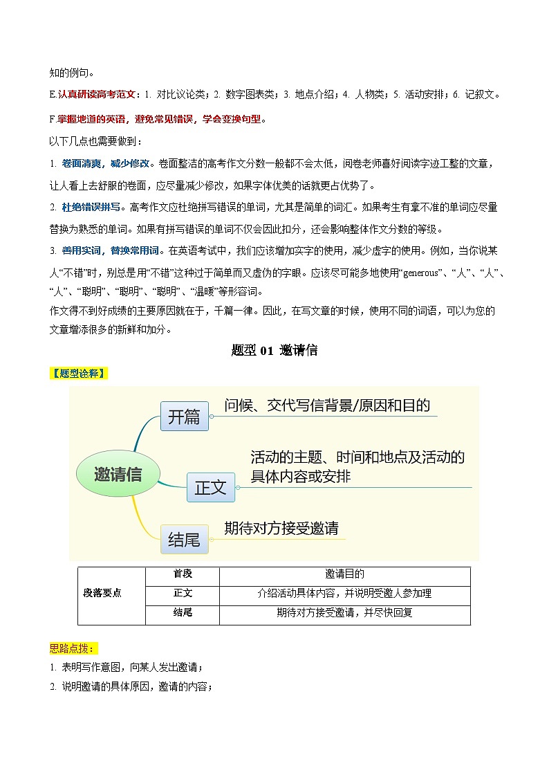专题23 应用文写作书信类（解析版）- 高考英语二轮热点题型归纳与变式演练（天津专用）第3页