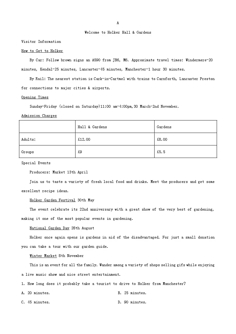 湖南省岳阳市平江县2023_2024学年高二英语上学期期末考试试题含解析第3页