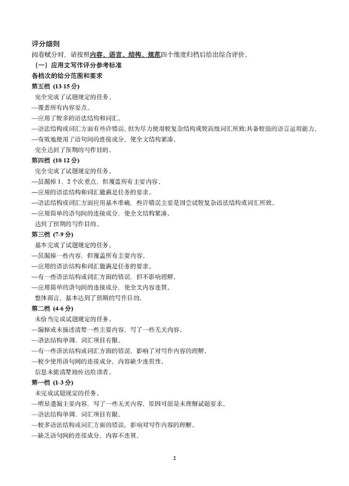 英语答案第2页