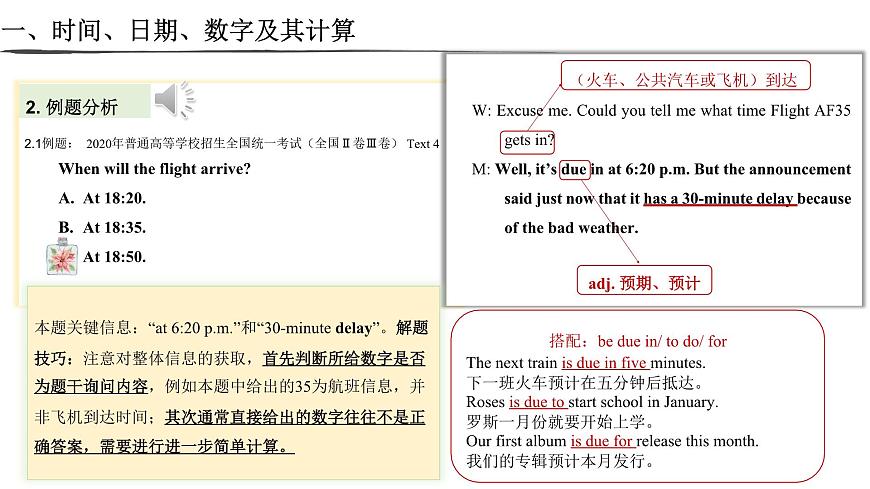 《英语听力解题技巧》课件 2025届高中英语高考一轮复习第5页
