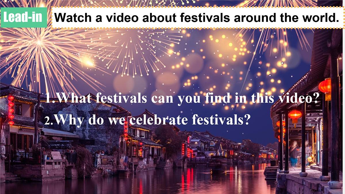 高中英语人教版（2019）必修第三册Unit1 Festivals and Celebrations Reading and Thinking课件第3页