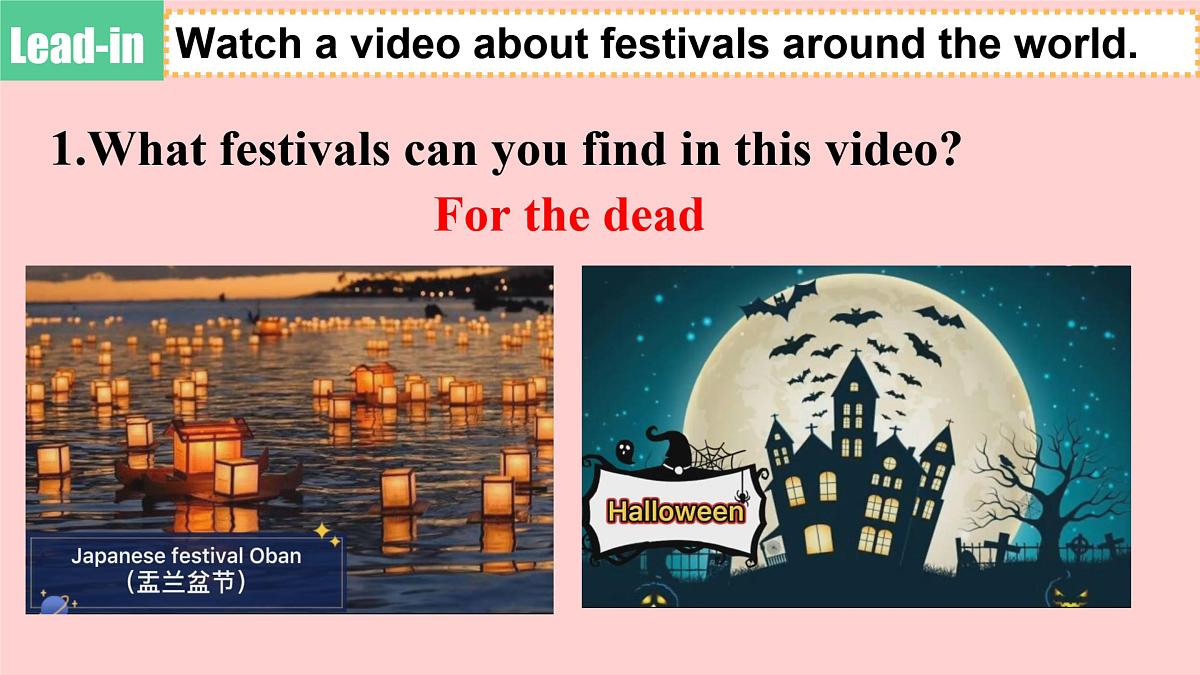 高中英语人教版（2019）必修第三册Unit1 Festivals and Celebrations Reading and Thinking课件第5页