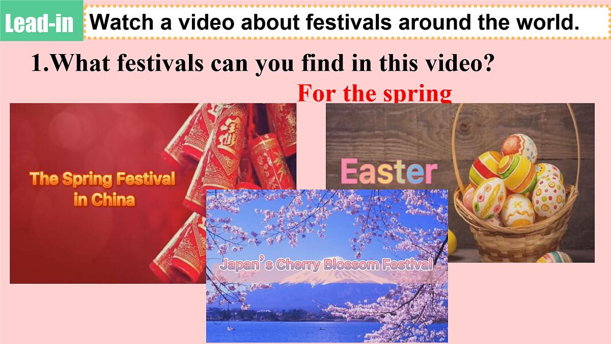 高中英语人教版（2019）必修第三册Unit1 Festivals and Celebrations Reading and Thinking课件第7页