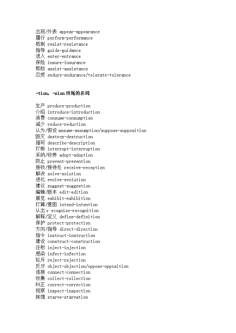 高中英语考试常考词根词缀总结第2页