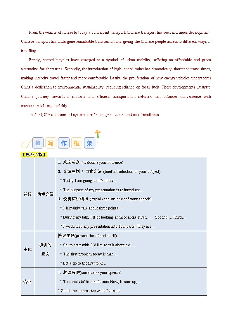 高考英语二轮复习写作常考题型突破练习专题03 发言稿（解析版）第2页