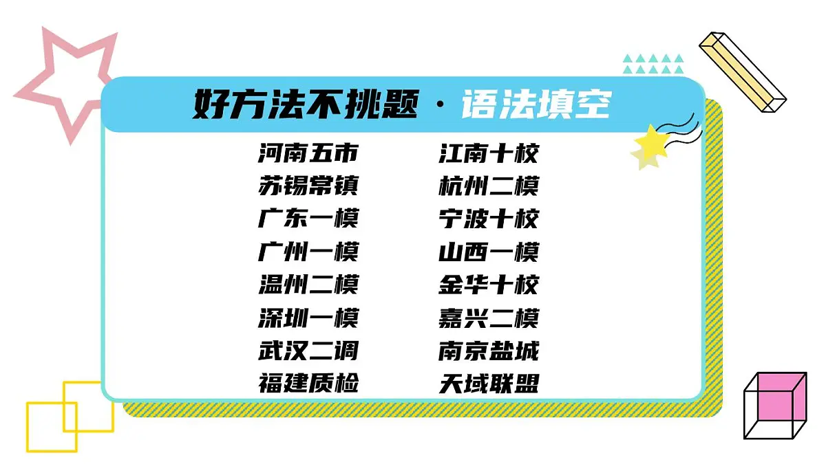 【20250412】最后十课第一课：语法填空【基础篇】第3页