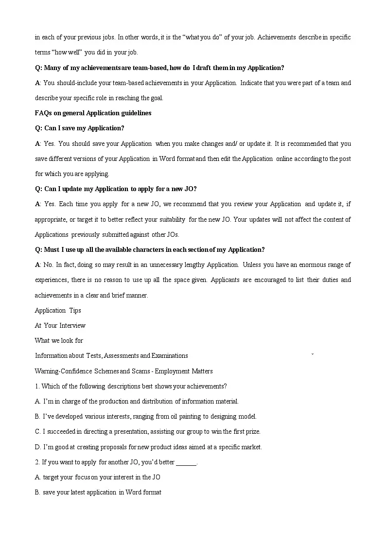 广东省广州市执信中学2024-2025学年高三下学期第三次测试英语试题（高考模拟）第2页