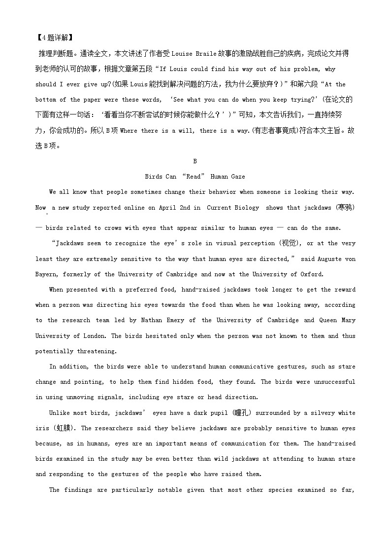 河南省驻马店市新蔡县2024_2025学年高二英语上学期9月月考试题含解析第3页