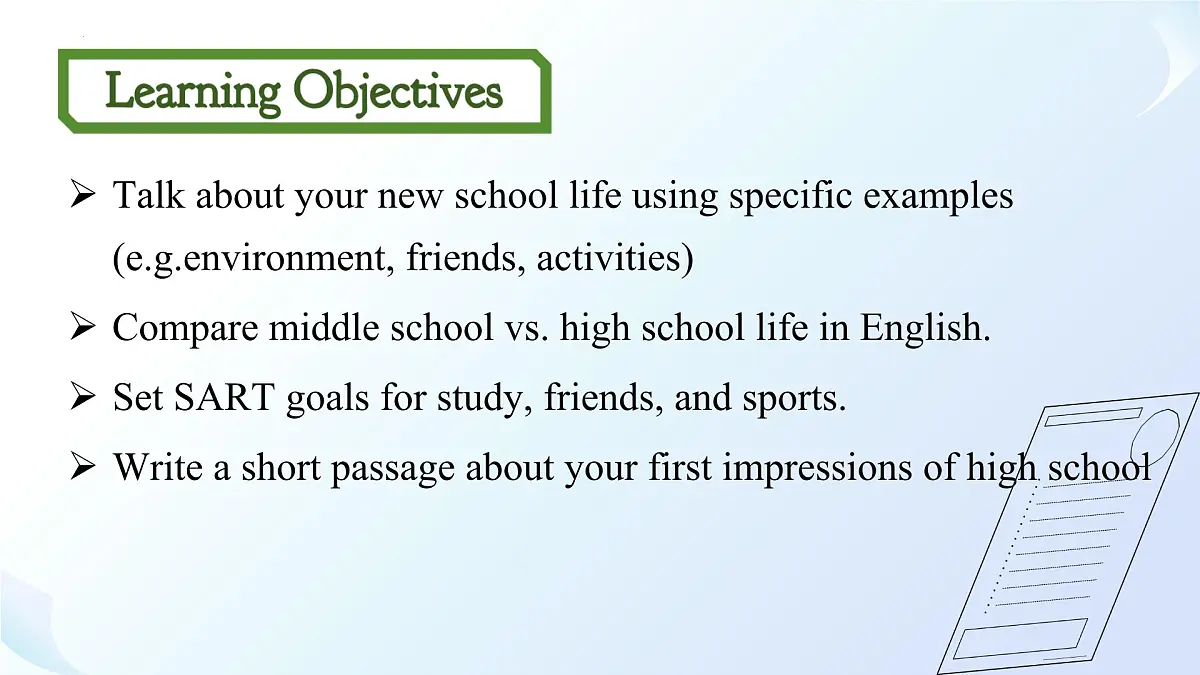 Unit 1 Period 1 Topic Talk&lesson 1 lifestyles（课件）-2025-2026学年高中英语必修第一册 (北师大版2019)第3页