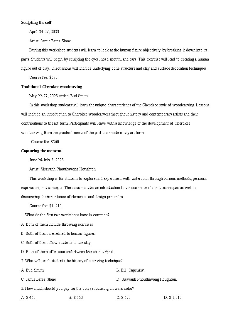 精品解析：湖南省岳阳市平江县2022-2023学年高一下学期期末考试英语试题（解析版）第3页