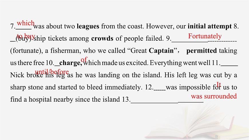 2026届高考英语一轮总复习必修第三册Unit5Whatanadventure!课件外研版第6页