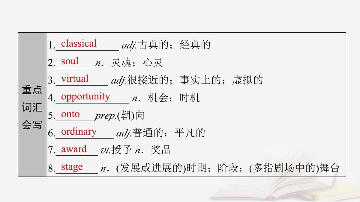 2026届高考英语一轮总复习必修第二册Unit5Music课件新人教版第5页