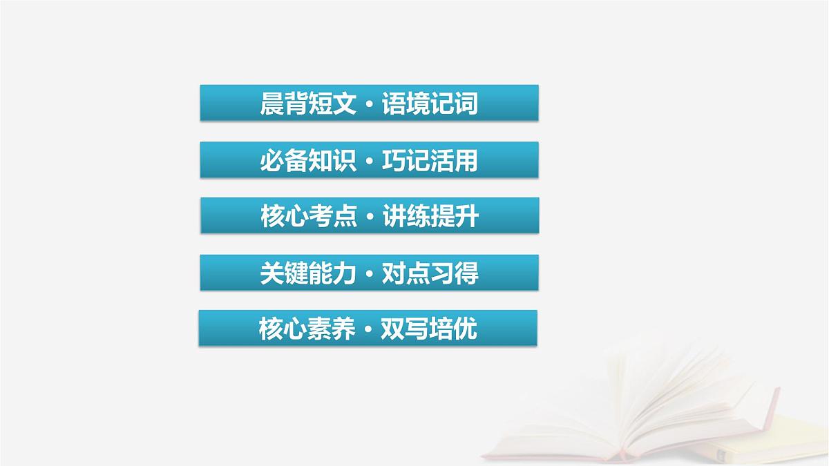 2026届高考英语一轮总复习选择性必修第二册Unit1Growingup课件外研版第3页
