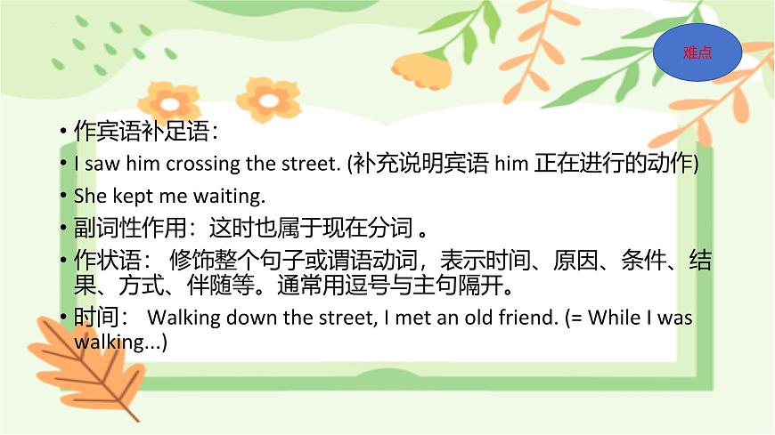 专题11非谓语动词之V-ing（课件）-2026年高考英语语法精选精讲精讲练（全国通用）第8页