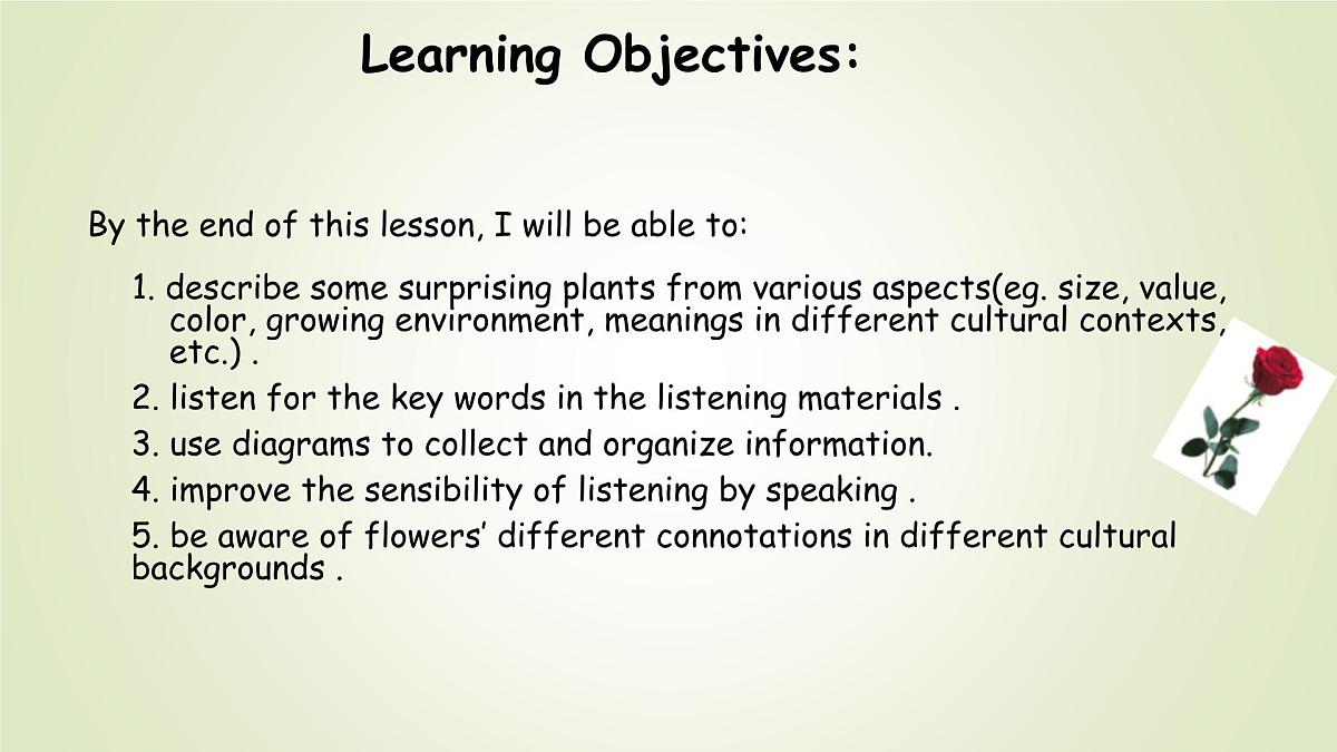 Unit 6 Surprising Plants：Listening, Understanding and Communicating（课件） -2024-2025学年（重大版）（2019）英语必修 第一册第2页