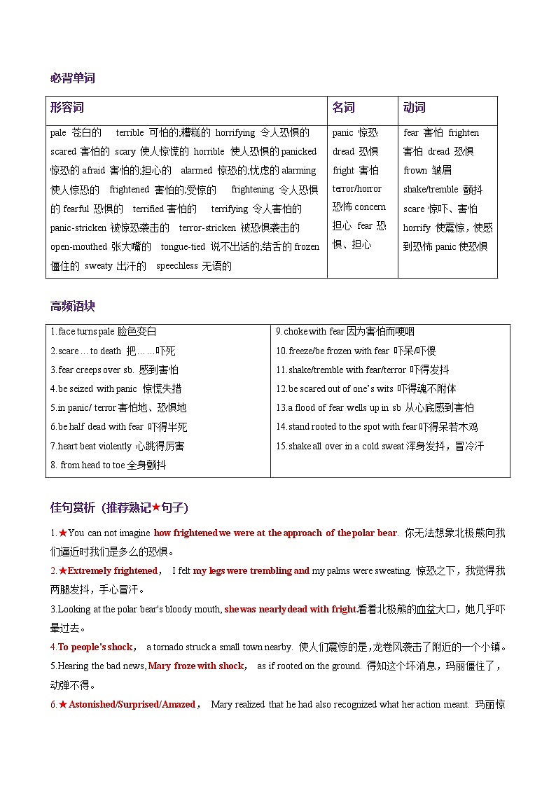 专题 05  读后续写如何描写消极情绪 （写作专练） -2026年英语高考专题复习（全国通用）第2页