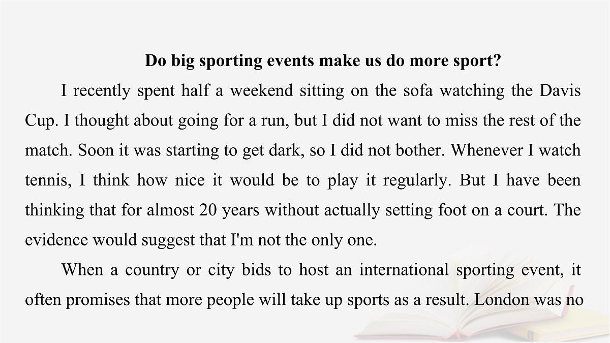 2026届高考英语一轮总复习必修第一册Unit2SportsandFitness课件北师大版第4页