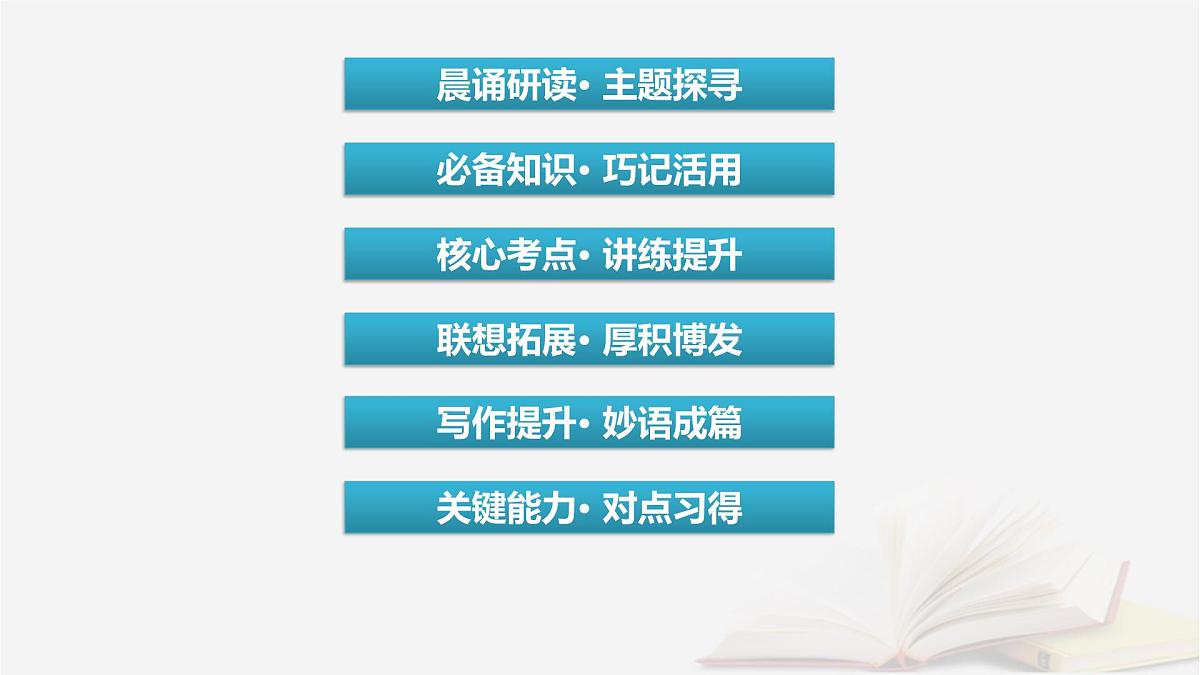 2026届高考英语一轮总复习选择性必修第二册Unit5Education课件北师大版第2页