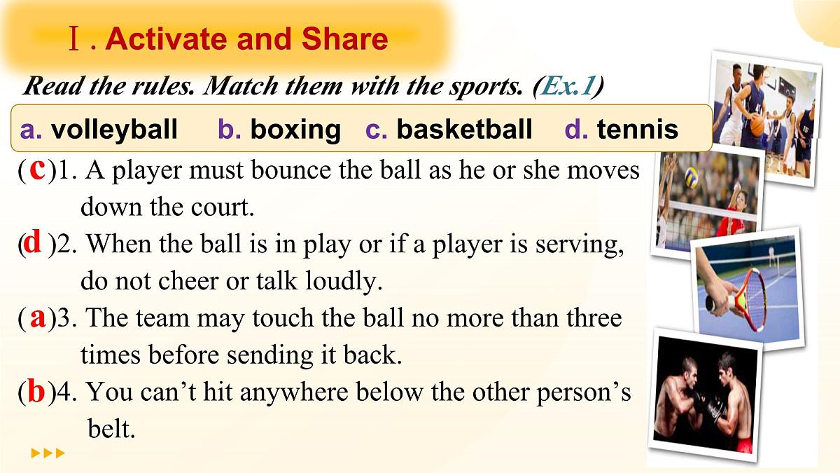 Unit 2 Period2  lesson 2 Rules of the Game（课件）-2025-2026学年高中英语必修第一册（北师大版2019）第4页