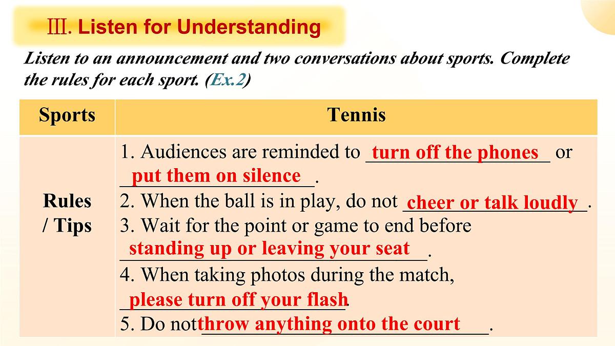 Unit 2 Period2  lesson 2 Rules of the Game（课件）-2025-2026学年高中英语必修第一册（北师大版2019）第6页