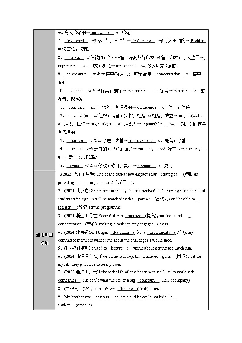 2026版高考英语一轮总复习必备知识训练题必修第一册Welcomeunit新人教版第2页