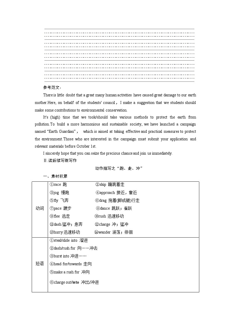 2026版高考英语一轮总复习素养提升训练题选择性必修第三册Unit3EnvironmentalProtection新人教版第2页