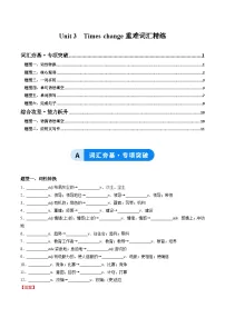 英语选择性必修 第二册Unit 3 Times change!精品同步达标检测题