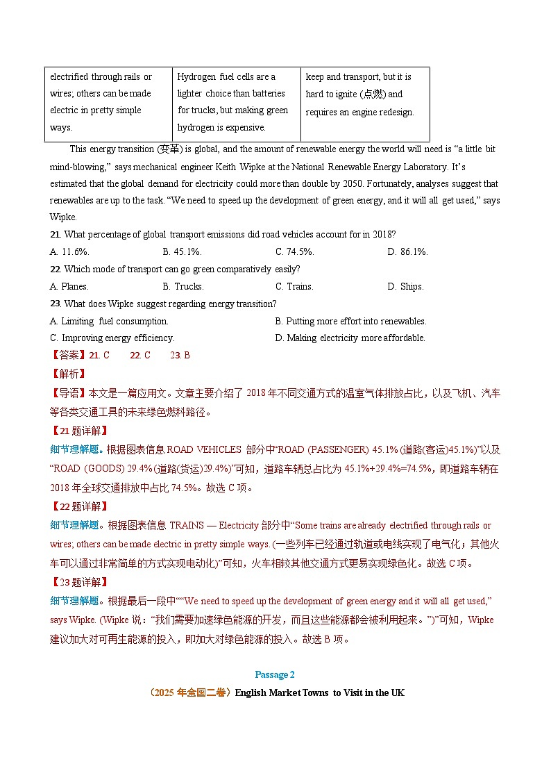 备战2026年高考英语（2025年真题分类汇编通用版）专题05阅读理解应用文（全国通用）（解析版）第2页
