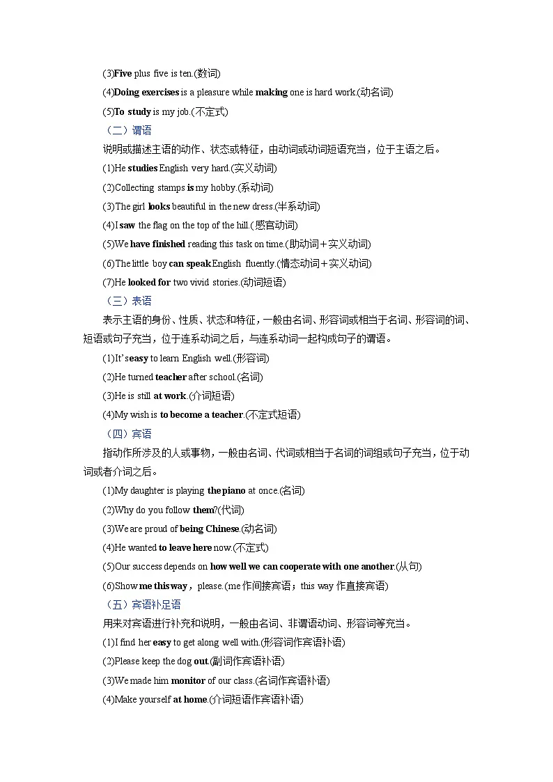 【01-暑假复习】专题02 句子成分和基本句型 (初高中衔接) (学生版)-2025年新高一英语暑假衔接讲练 (译林版)第2页
