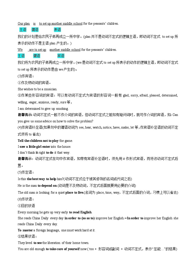 【01-暑假复习】专题08 非谓语动词 (学生版)-2025年新高一英语暑假衔接讲练 (译林版)(3)第2页