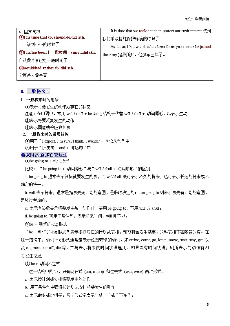 【01-暑假复习】专题06 谓语动词“核心引擎”（教师版）-2025年新高二英语暑假衔接讲练 (人教版)第3页
