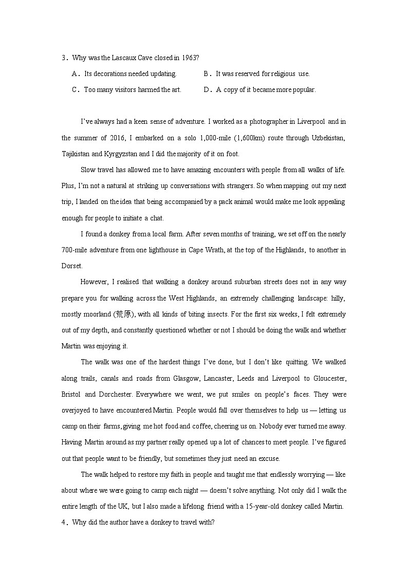 2025-2026学年四川省绵阳市高三上学期第一次诊断英语试卷（无答案）第2页