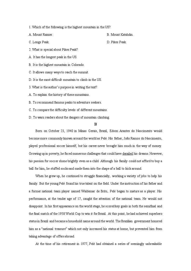 四川省成都市蓉城联盟2025-2026学年高二上学期期中考试英语试卷（学生版）第2页