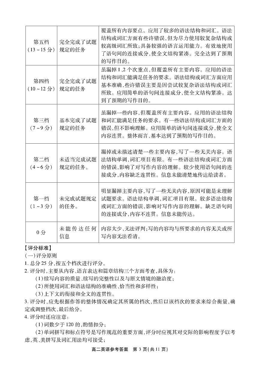 【英语答案】安徽省鼎尖名校大联考2025-2026学年上学期高二11月期中考试第3页