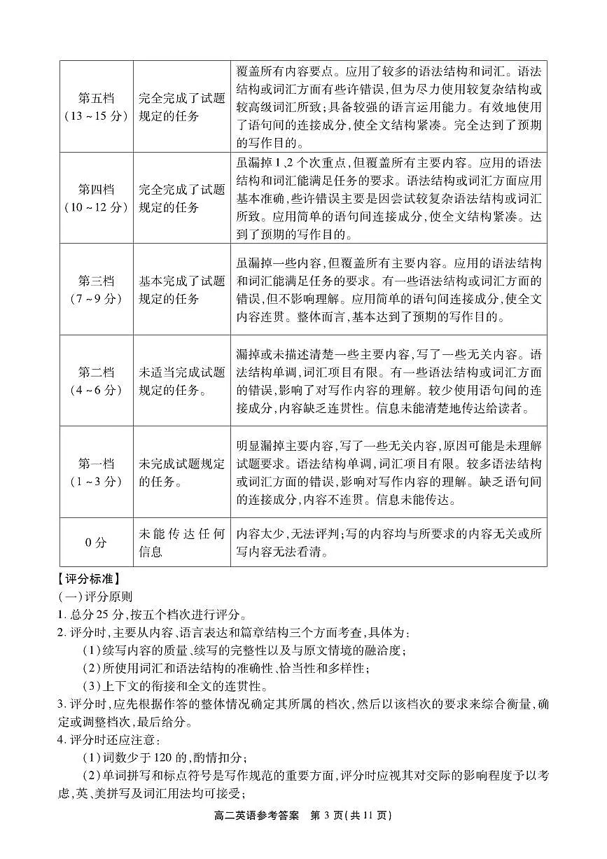 【英语答案】安徽省鼎尖名校大联考2025-2026学年上学期高二11月期中考试第3页