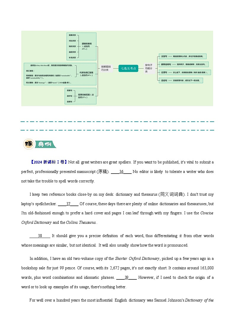 高考英语二轮讲义-阅读七选五(教师版)第2页